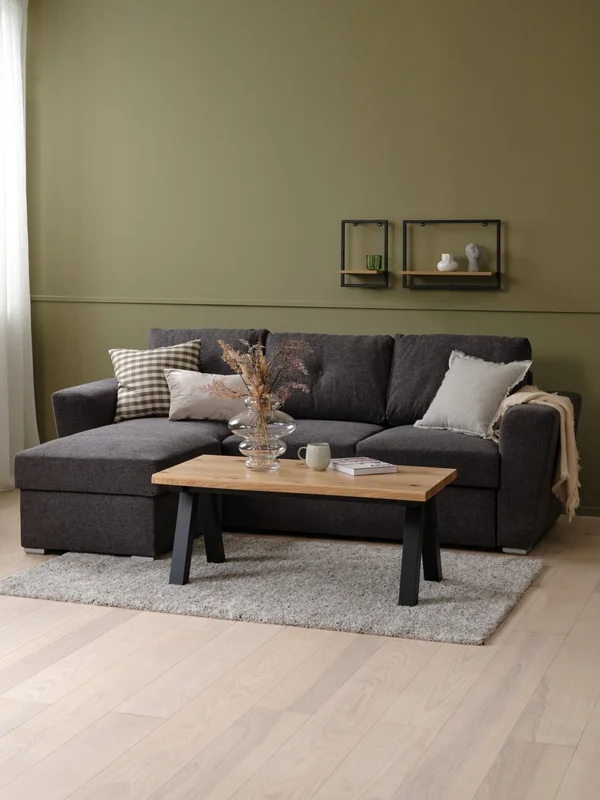 Mesa centro SANDY 60x110 roble natural en Madera natural - Mesas de arrimo, Uruguay | JYSK, vista 3