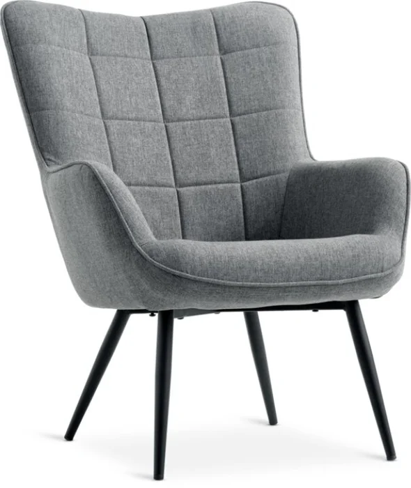 Sillón ULDUM gris/negro en Gris - Butacas, banquetas y puffs, Uruguay | JYSK, vista 2