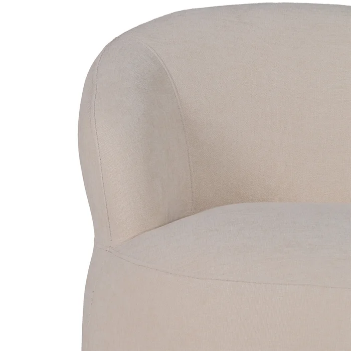 Butaca Bold Giratoria - Tela Microfibra - 110 (Crudo) en Beige - Butacas, banquetas y puffs, Uruguay | Nyr, vista 5