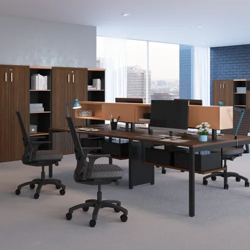 Plataforma recta A PEDIDO, varios puestos de trabajo Linea Concept - Escritorios y sillas de escritorio, Uruguay | World Vigo