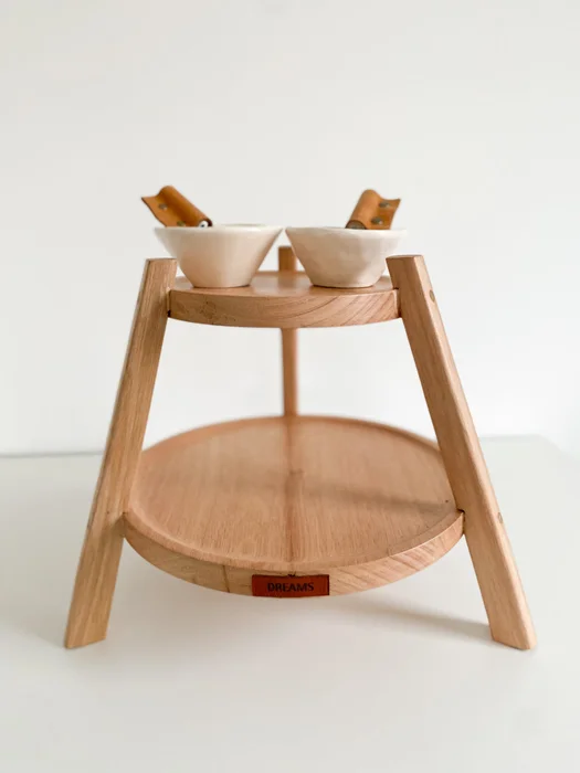 Juego de torre + 2 bowls + 2 espátulas con cuero en Madera natural - Decoración, Uruguay | Dreams On Time, vista 27