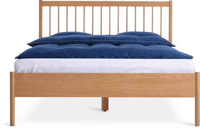 Estructura cama STUBBERUP Queen 160x200 roble en Madera natural - Dormitorio, Uruguay | JYSK, vista 2