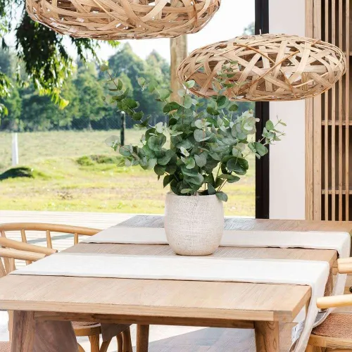 LAMPARA DE TECHO NOMA en Madera natural - Lámparas colgantes, Uruguay | La Iberica