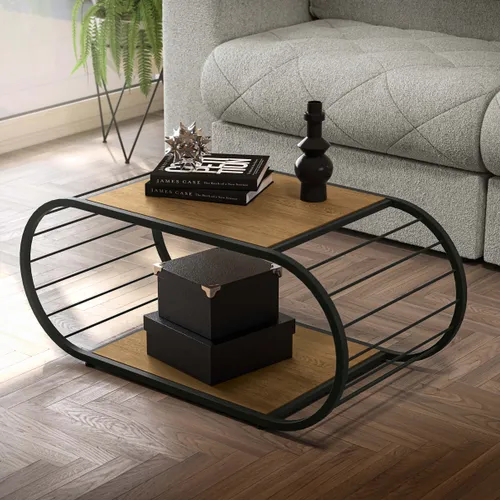 MESA RATONA LINEA INDUSTRIAL METAL - Mesas de living, Uruguay | Balton
