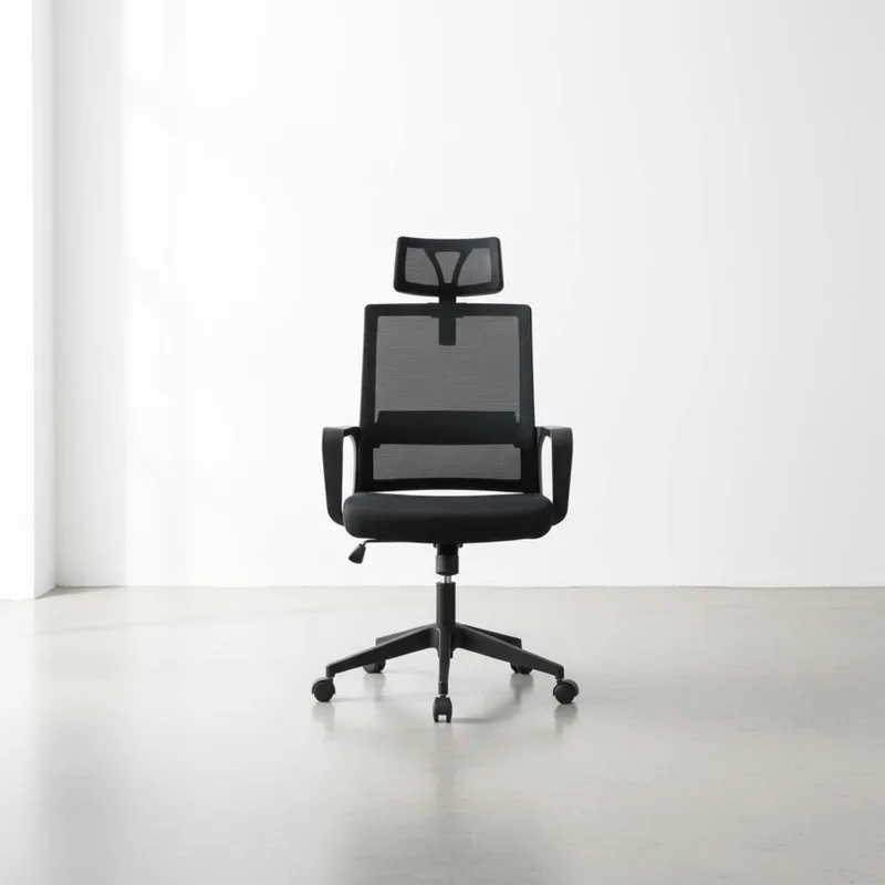 Silla De Oficina Malla Negro Collins en Negro - Sillas de escritorio, Uruguay | Divino