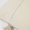 Almohadón Malvina 100% algodón flecos beige 45 x 45 cm en Beige - Textiles, Uruguay | Kavehome, vista 5 de 5