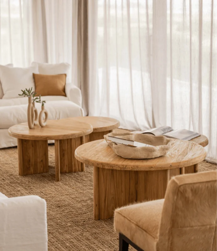 MESA LIVING OVO TEKA NAT en Madera natural - Mesas de living, Uruguay | Masinfinito Casa, vista 3