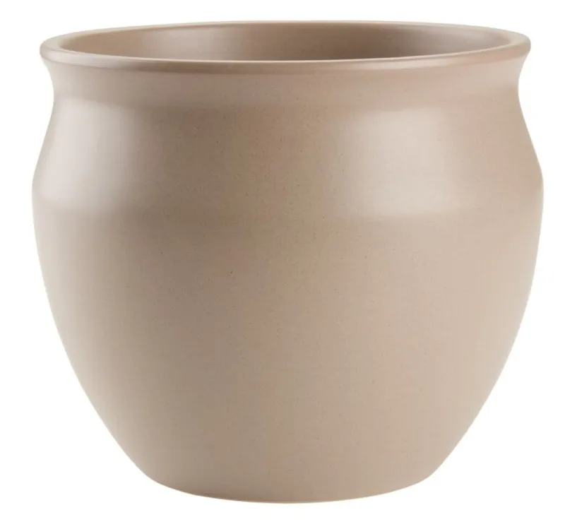 Maceta HARALDUR Ø20xH17 cm gris cálido en Gris - Macetas, Uruguay | JYSK