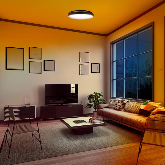 Panel LED LEDVANCE OSRAM Deco Smart Negro De Adosar 32W RGB en Blanco - Lámparas colgantes, Uruguay | Serlux, vista 3