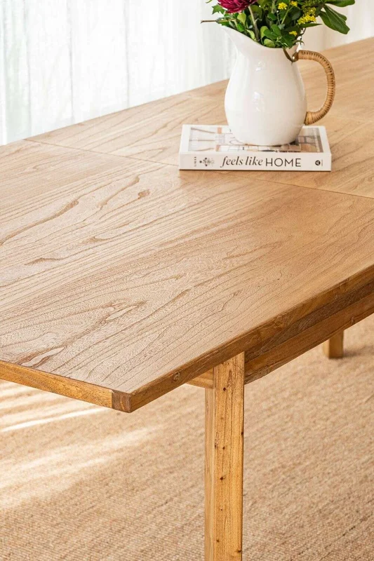 MESA COMEDOR NORDICA EXTENSIBLE - 1.80 A 2.30 MTS en Madera natural - Mesas de comedor, Uruguay | La Iberica, vista 12