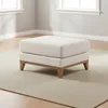 Puff Easy Clean Tela Blanco Luxor Premium Hueso en Beige - Sillones y sofás, Uruguay | Divino, vista 1 de 3