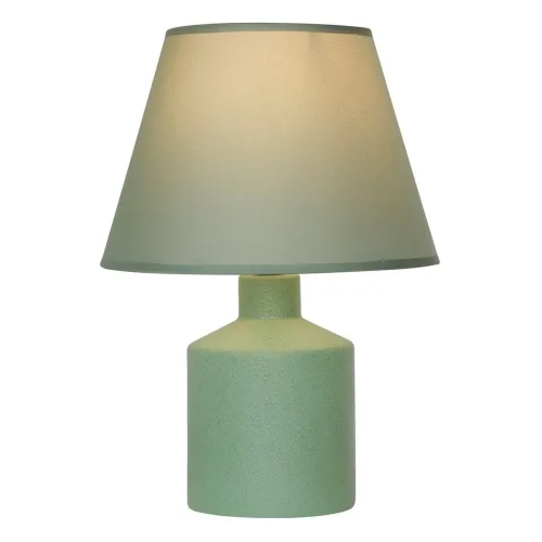 LAMPARA DE MESA CERAMICA D30x43CM LISO VERDE en Verde - Lámparas de mesa, Uruguay | Koz