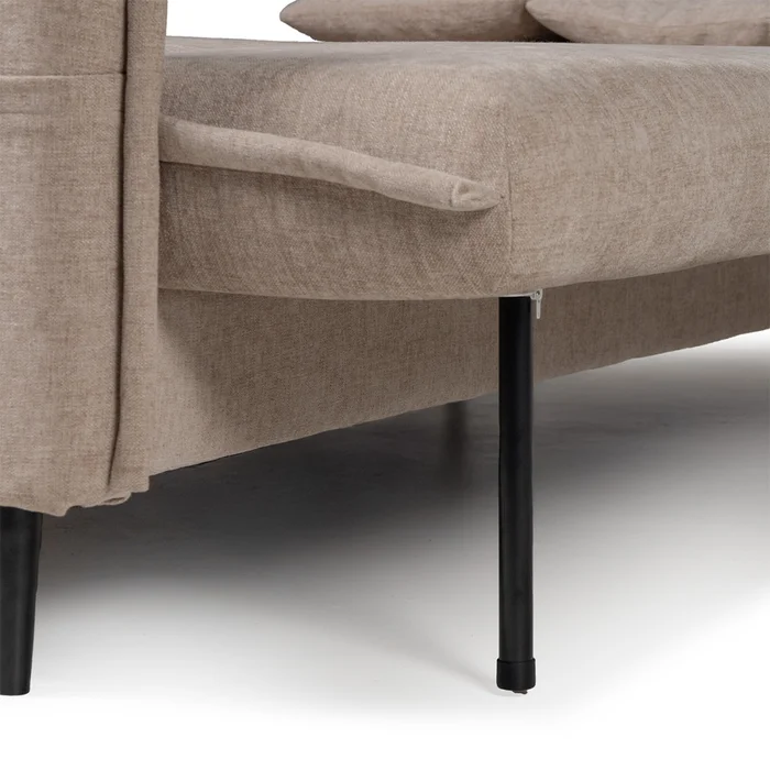 Sofá Cama Calma - Tela Microfibra - 130 (Beige) en Beige - Sillones y sofás, Uruguay | Nyr, vista 8