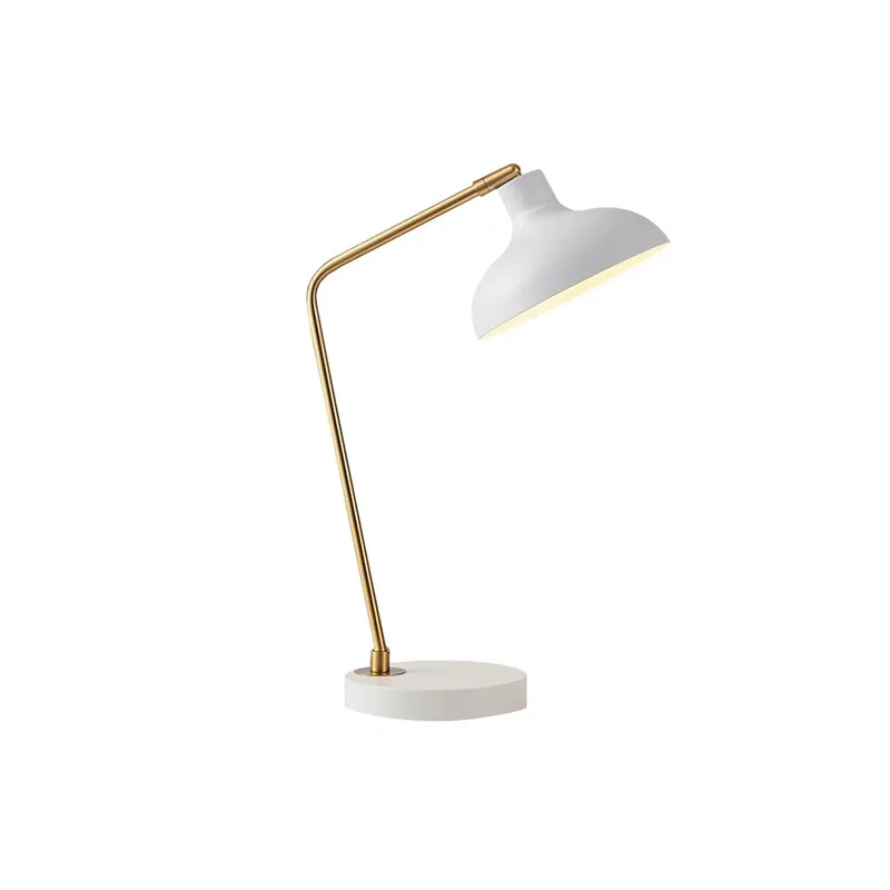 Lámpara de Mesa Arkansas Blanco en Blanco - Lámparas de mesa, Uruguay | Serlux