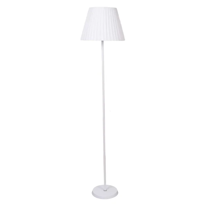 Lámpara De Pie Metal-y-tela Blanco Xyf8085 en Blanco - Lámparas de pie, Uruguay | Divino