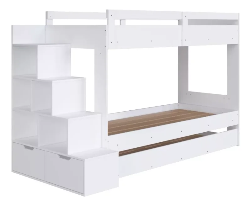 Cucheta Luca – Con Marinera – Blanca en Blanco - Dormitorio, Uruguay | RM Muebles y Deco, vista 4