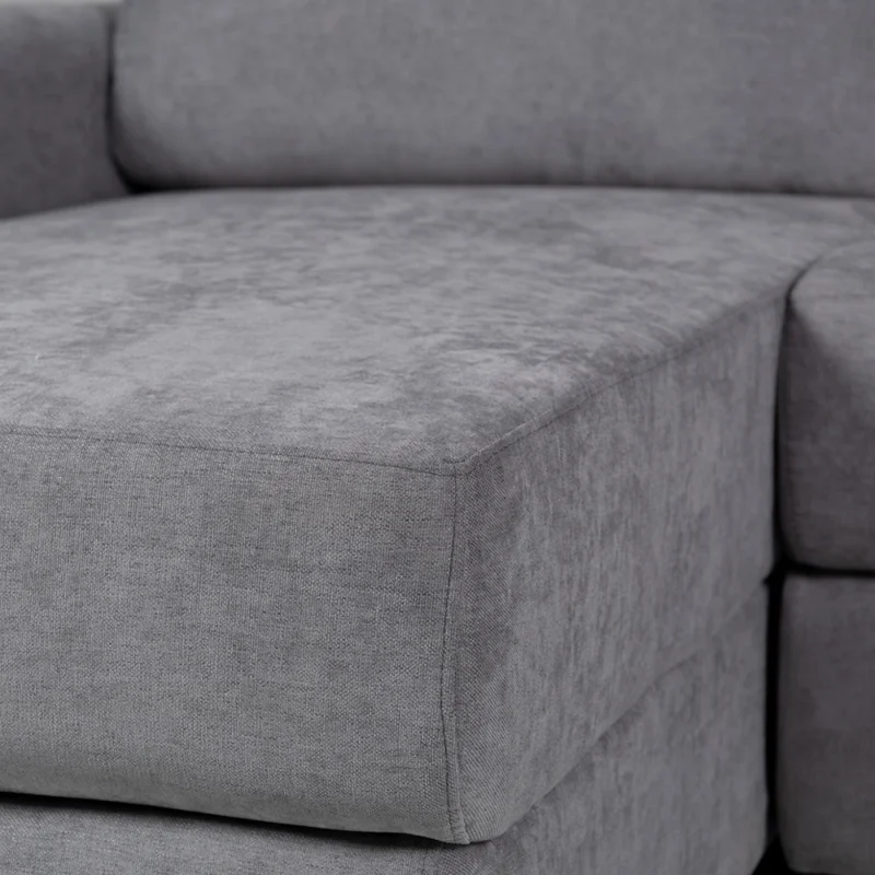 Rinconera Elyon - Tela Microfibra - Chaise izquierdo - 9250 (Grafito) en Gris - Sillones y sofás, Uruguay | NYR, vista 3