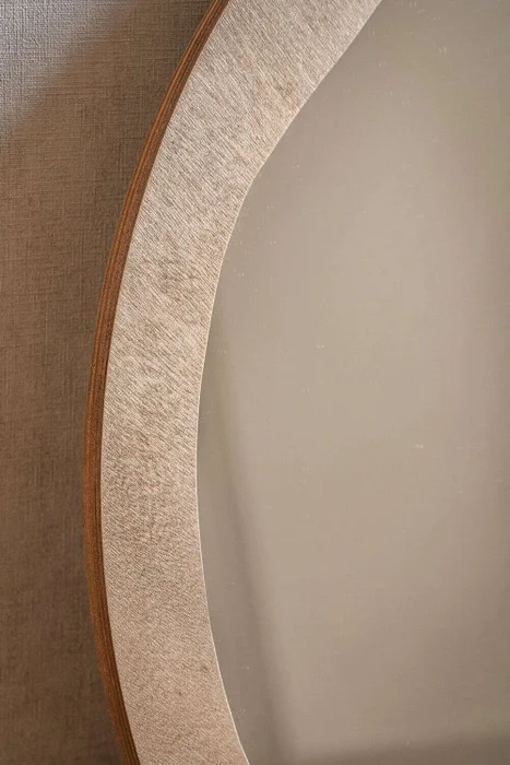 ESPEJO REDONDO IRREGULAR NATURAL - 75 CMS en Madera natural - Espejos, Uruguay | La Iberica, vista 6