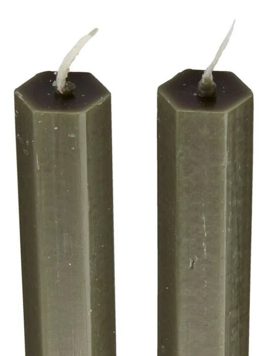 Vela candelabro HOLME H20cm oliva 4u/pk en Verde oliva - Velas y Portavelas, Uruguay | JYSK, vista 3