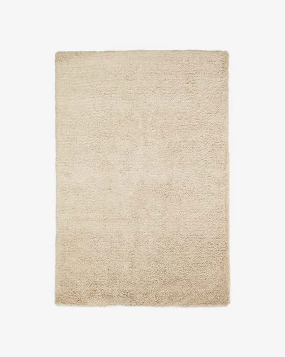 Alfombra Neade de algodón y poliéster beige 200 x 300 cm en Beige - Alfombras, Uruguay | Kavehome
