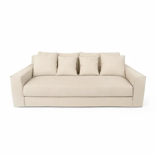 Sofá Sand, 3 Cuerpos - Beige en Beige - Sillones y sofás, Uruguay | Indian