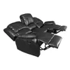 Sillón Reclinable 3 cuerpos - Vivaldi en Negro - Sillones y sofás, Uruguay | Delta Center, vista 3 de 4