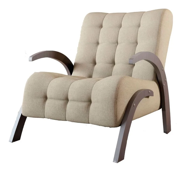 Butacas Sillon Sofa 1 Cuerpo Living Comedor Flower Lino en Beige - Butacas, banquetas y puffs, Uruguay | Soy Hogar, vista 4