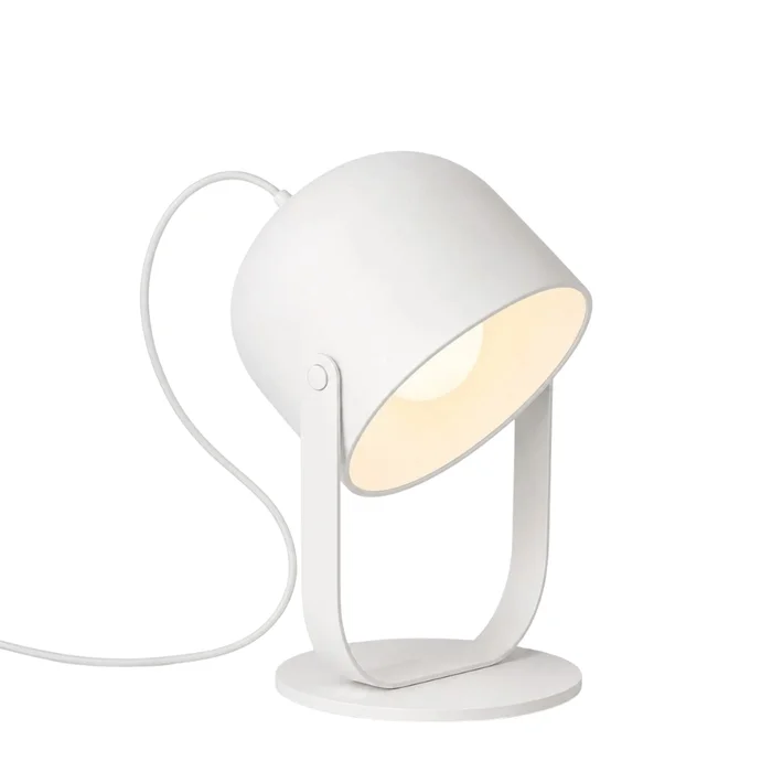 Luminaria Tulipán Blanca en Blanco - Lámparas de mesa, Uruguay | Darko Lighting