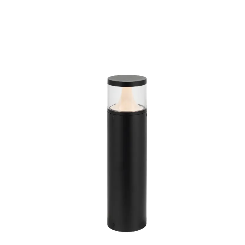 Luminaria Bolardo Exterior 9W Kane 60cm Negro en Gris - Lámparas de pie, Uruguay | Serlux