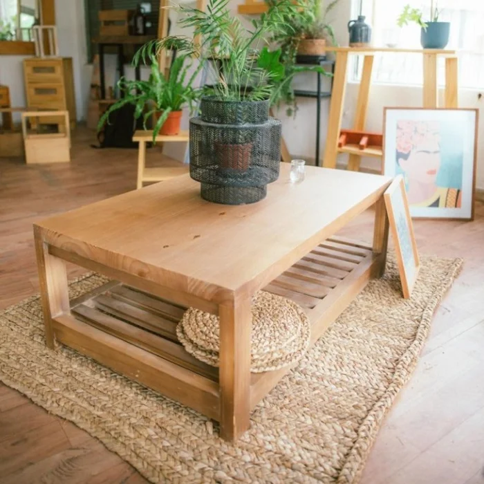 Mesa Ratona Fuko en Madera natural - Mesas de living, Uruguay | Tree House Deco, vista 4