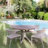 Silla en cuerda náutica beige y aluminio en Beige - Sillas, Uruguay | Entrecasa, vista 4 de 8