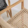 Banqueta en teca y fibra loom en Beige - Butacas, banquetas y puffs, Uruguay | Entrecasa, vista 8 de 8
