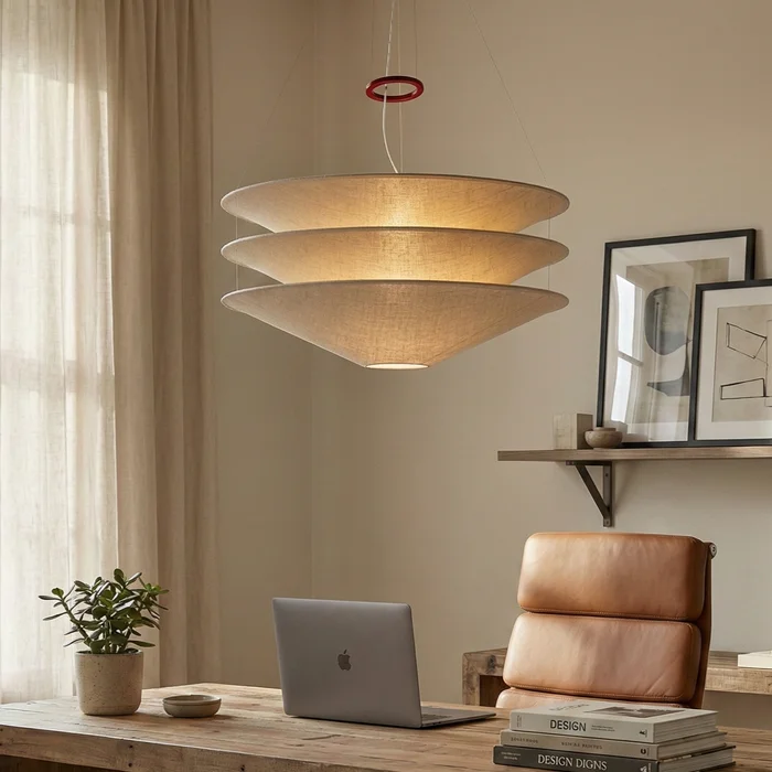 Colgante Nébula Triple en Beige - Lámparas colgantes, Uruguay | La Perla, vista 2