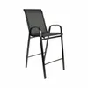 Banqueta textilina de Jardín - Negro en Negro - Muebles para el exterior, Uruguay | Rústico Hogar, vista 1 de 2