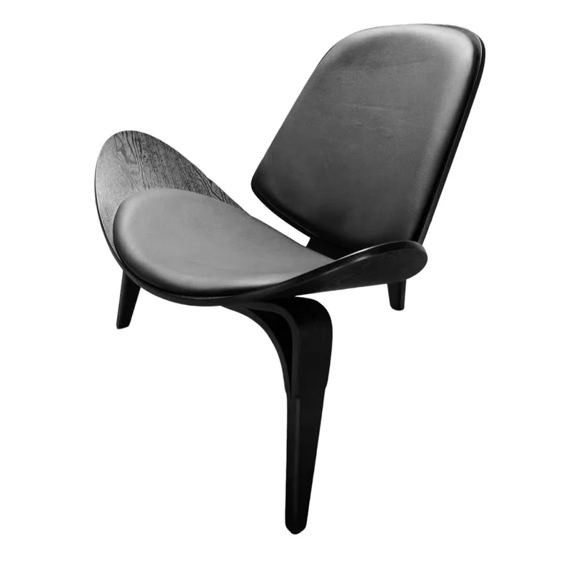 Butaca Negro Madera Shell en Negro - Sillones y sofás, Uruguay | Divino, vista 4