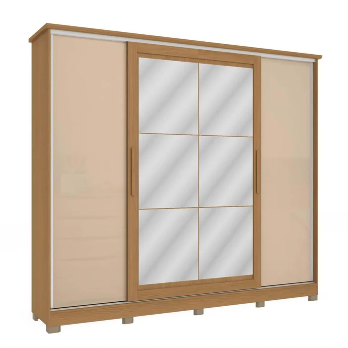 Placard 4 Puertas Mdp Natural-beige Heritage en Madera natural - Roperos y placares, Uruguay | Divino, vista 5