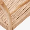 Silla Yalia de madera maciza de roble con acabado natural y asiento de cuerda FSC 100% en Marrón - Sillas, Uruguay | Kavehome, vista 7 de 10
