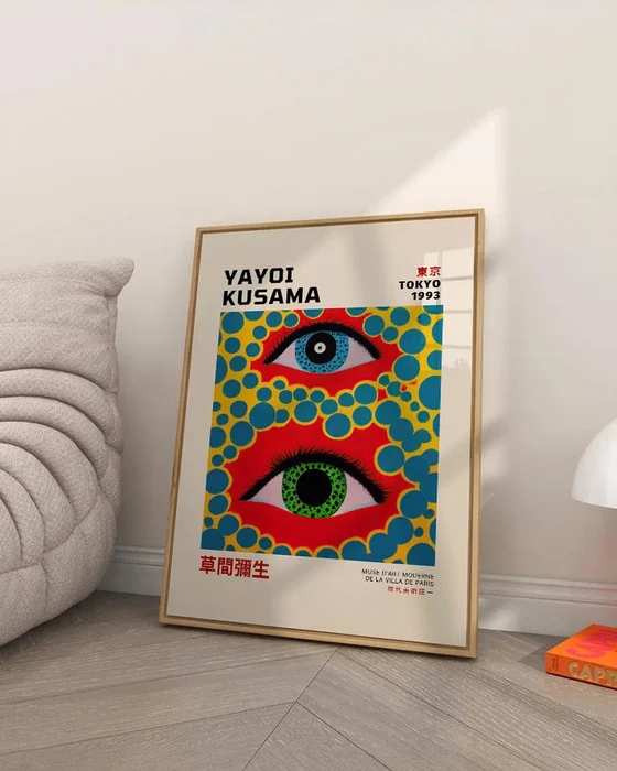 Yayoi Kusama - Eyes N.02 en Multicolor - Láminas, Uruguay | La Cuadrería, vista 2