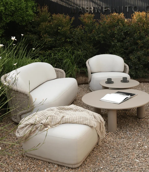 PUFF MALLORCA en Gris - Muebles para el exterior, Uruguay | Más Infinito Casa, vista 4