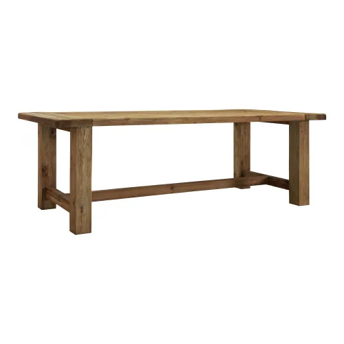 Mesa De Comedor Madera Natural-beige Drift en Madera natural - Mesas de comedor, Uruguay | Divino