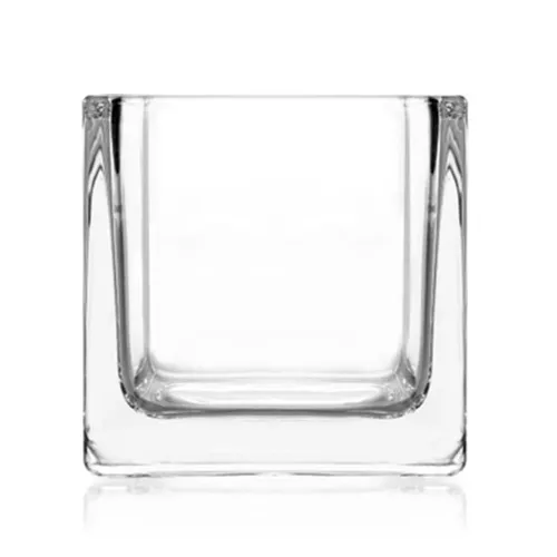 VOTIVO VIDRIO 260ML CRISA 7.6X7.6CM - Jarrones, Uruguay | Decohogar