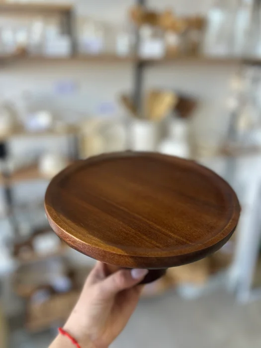 Base de torta en acacia en Marrón - Canastos, Uruguay | Tu Garage