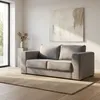 Sofá Olimpus - Microfibra - 2 cuerpos - Kruger 06-155 (Ceniza) en Beige - Sillones y sofás, Uruguay | NYR, vista 1 de 5