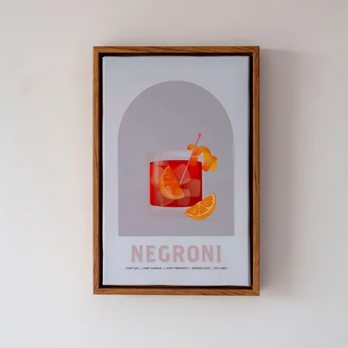 lámina negroni ii en Negro - Decoración de pared, Uruguay | Proyectoforma