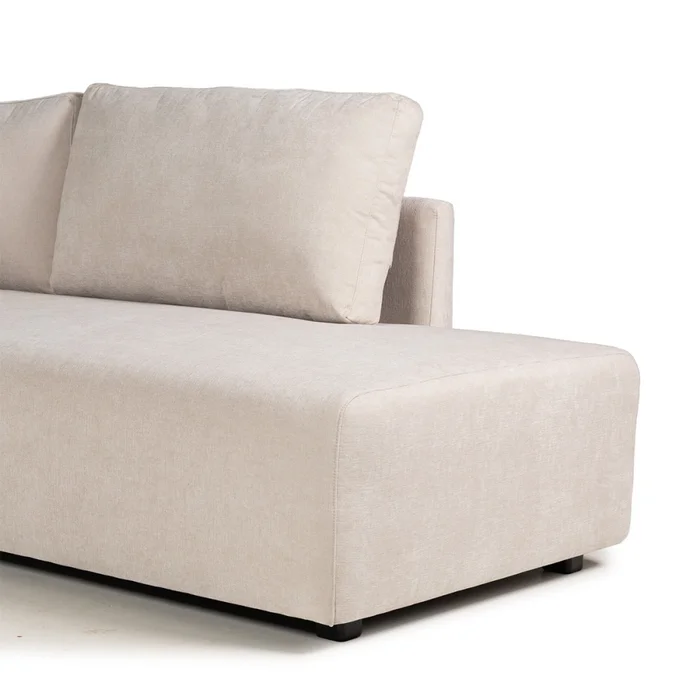 Rinconera Modulare - Tela Microfibra - Chaise derecho - FX4-10 (Beige) en Beige - Sillones y sofás, Uruguay | Nyr, vista 4