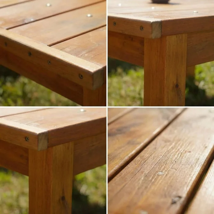 Mesa de living exterior / barbacoa — Serra Amoblamientos en Madera natural - Muebles para el exterior, Uruguay | Serra Amoblamientos, vista 2