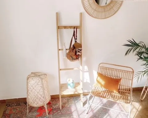 Escalera organizadora con despojador - Muebles, Uruguay | Decoramuss