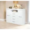 Cómoda Cajonera 2 Puertas 4 Cajones Dormitorio Blan 303866 - Cómodas, Uruguay | Muebles Express, vista 6 de 6