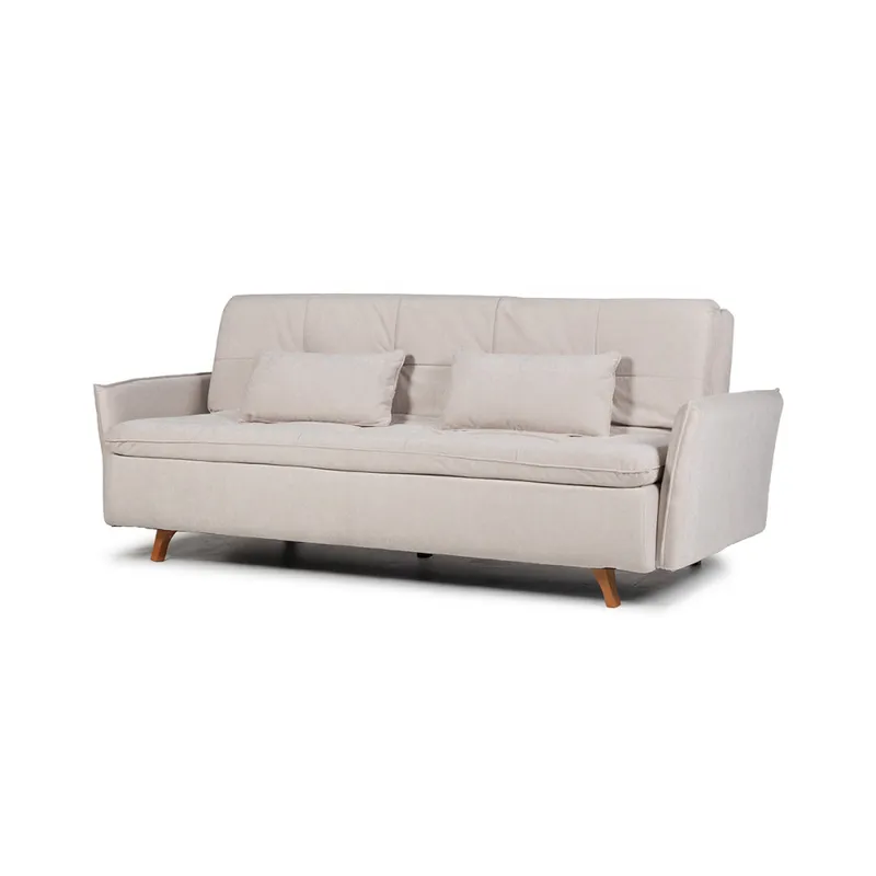 Sofá Cama Maira - C/Brazos - Tela Microfibra - 10287 (Tostado) en Marrón - Sillones y sofás, Uruguay | NYR