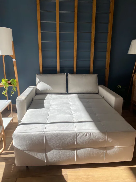 Sofá Cama Torres – Beige Easy Clean en Madera natural - Sillones y sofás, Uruguay | Berna Home, vista 7